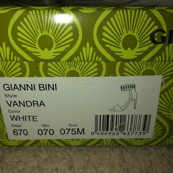 White Gianni Bini Sandals - Picture 6 of 6